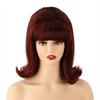HAIRJOY Синтетические парики для женщин Flip Wigs 70-е Pinup Pelucas 60-е Ретро Стиль Beehive Винтажный вид Костюм на Хэллоуин Парик