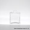 Transparent Glass Perfume Bottles - Square Spray and Screw Cap Design for Travel