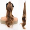 Гибкая обертка вокруг наращивания хвоста Мгновенное обертывание вокруг хвоста Длинный хвостик Наращивание волос Вьющиеся волны Синтетические хвостики Шиньон