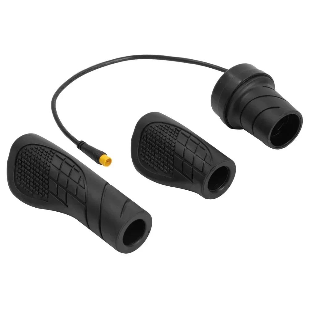 FT76X Half Handlebar Accelerator Waterproof/SM Plug Left/Right Handle Parts for E-bike Half Twist Throttle Electric Scooter Bike Throttles 2
