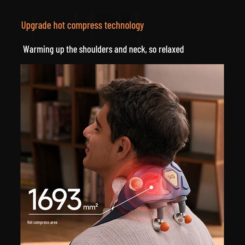 SKG H7-2 Smart Kneading Massage Shawl CN plug (adapter included)