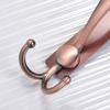 Anti-Slip Shower Door Back Hook Hole Free Bathrobe Hanger Over Glass Door Towel Rack  Kitchen