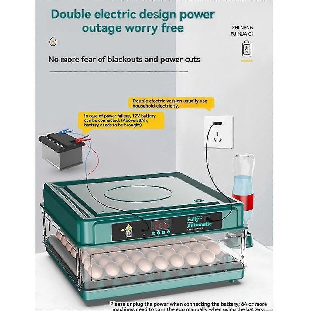 Automatic Egg Incubator with Temperature Control AU Plug