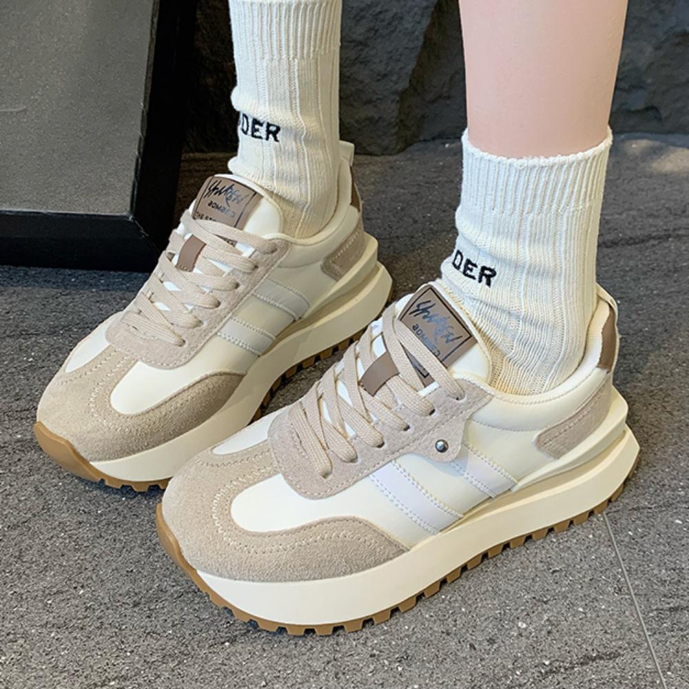 Женские повседневные кроссовки, летняя обувь, модная дышащая спортивная обувь на шнуровке для женщин, прогулочная обувь на платформе, роскошная дизайнерская обувь