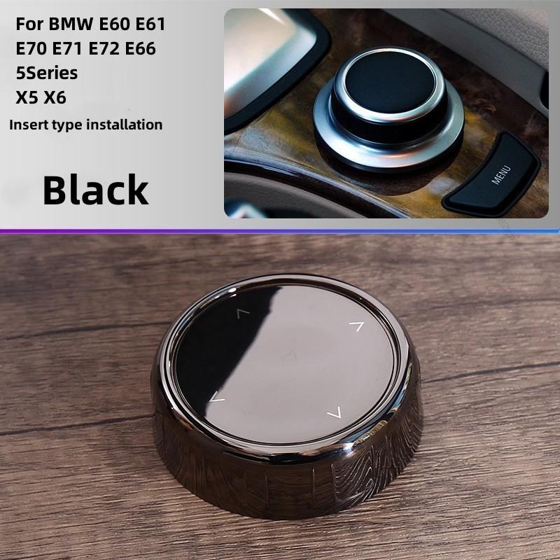 Крышка кнопки мультимедиа IDrive Crystal, центральные кнопки управления, ручка переключателя для BMW E60 E61 E70 E71 E72 E66 5 серии X5 X6