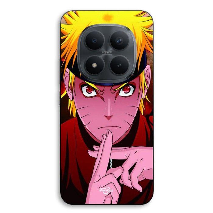 Coque téléphone - MANIACASE - Xiaomi Redmi Note 15 Pro Plus 5G - Silicone TPU - Noir - Naruto main croisée
