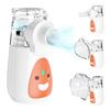 Drug Mediken Inhaler Nebulizer Rechargeable Ultrasonic Mesh Type Lithium Ion Battery Powerful Spray Cleaning Mode Quiet Compact Lightweight Comes with