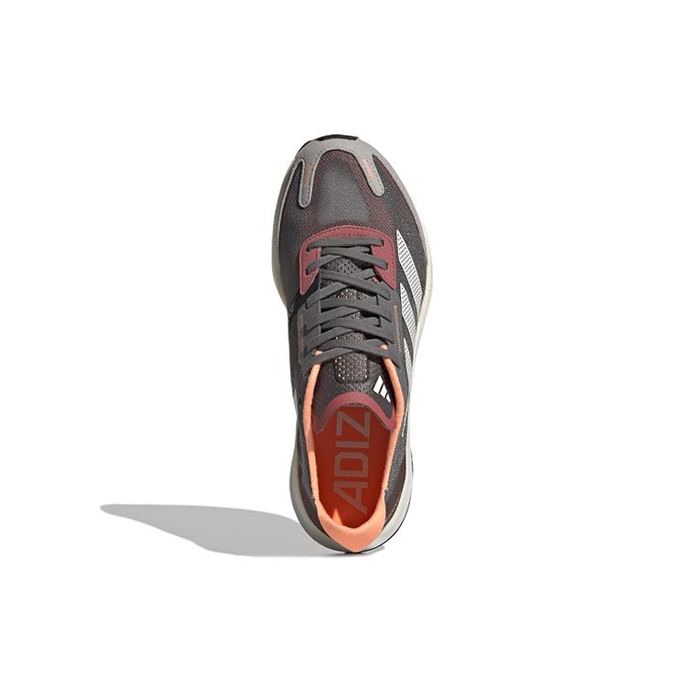 New Adidas Adizero Boston 11 'Grey Beam Orange' Women's GY8406