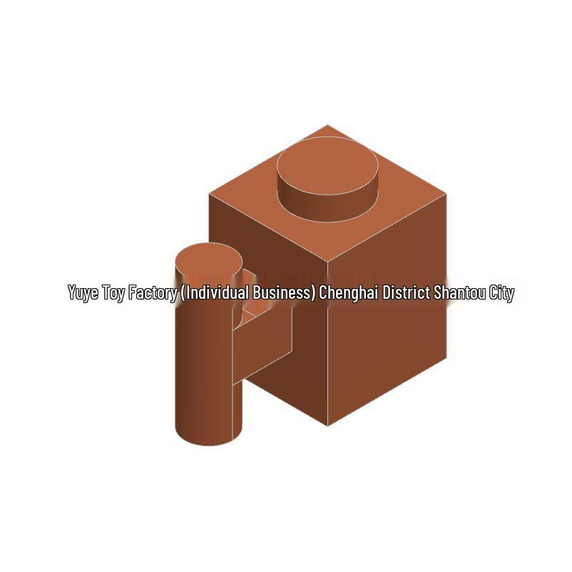 Small Particle Building Blocks: 1x1 Single-Sided Handle Brick - Educational Toy & Universal Accessory