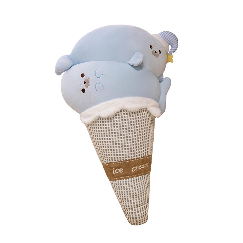 Ice Cream Cushion Stuffed Plush Toys Animal Ice Cream Dolls Pillow Kids Birthday Gifts Decors For Home
