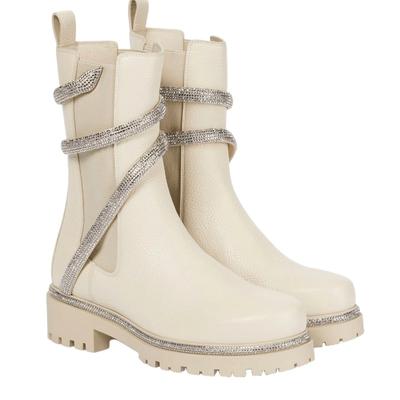 Модные ботильоны в форме змеи, со стразами, на толстой подошве, в стиле кэжуал, мотоциклетные, рыцарские, с бриллиантами, зимние, ботинки-труба