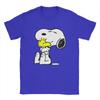 Peanuts Snoopys T Shirts Unisex Cotton Casual Tshirts Round Neck Tee Shirt Short Sleeve Tops Summer