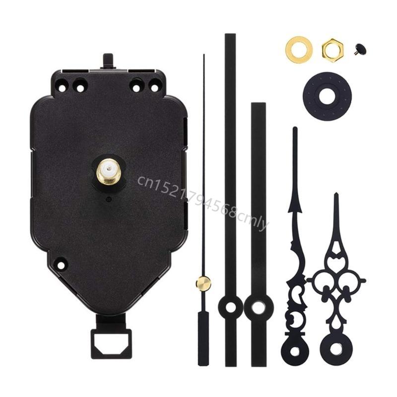 Pendulum Clock Motor Mechanism Kits Wall Hanging Clock Repair Parts with Hands 6XDE