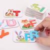 Educational Letter Puzzle Toys English Exercise Cognitive Memory Game Kids Preschool