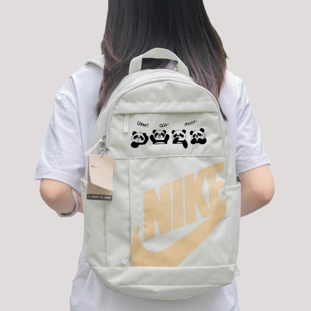 Nike Индивидуальная сумка Печатный узор Путешествия Спорт Мода Универсальный Модный Уникальный дизайн Студенческий стиль Тканевый рюкзак DD0559-020(TEAM378-FC-F2)