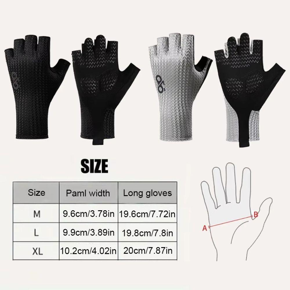 Summer Breathable Cycling Gloves Shockproof Anti-Slip Half Finger Gloves Wear-Resistant Motorcycle Glove Cooling Sport Gear