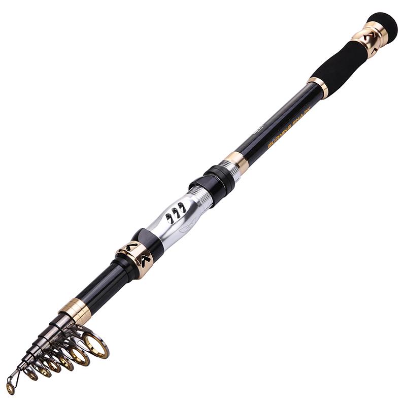 Fishing Rod 1.8m-3.0m,Lightweight Carbon Fiber Rod,Ceramic Guide Ring Not Hurt The Line,Durable Rod