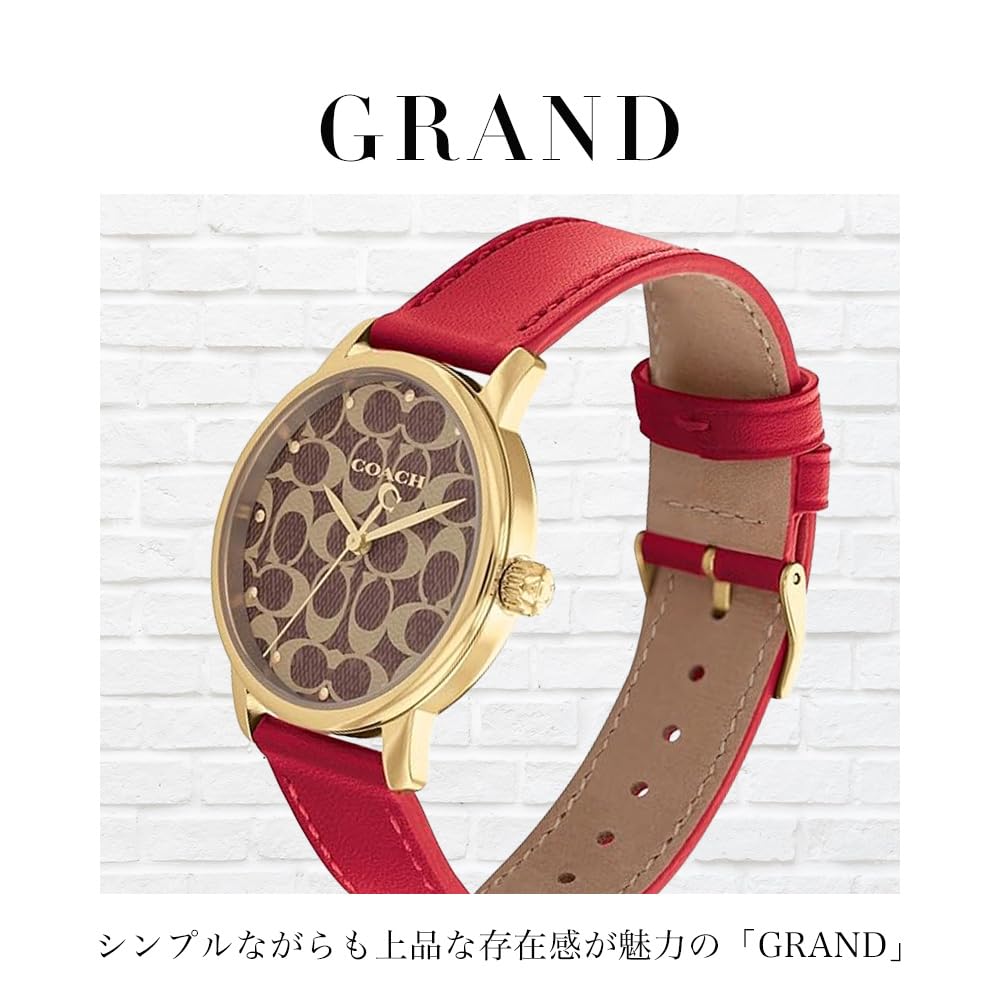 Часы GRAND 14503874 Розовые [Coach][Оригинальный импорт] Женские