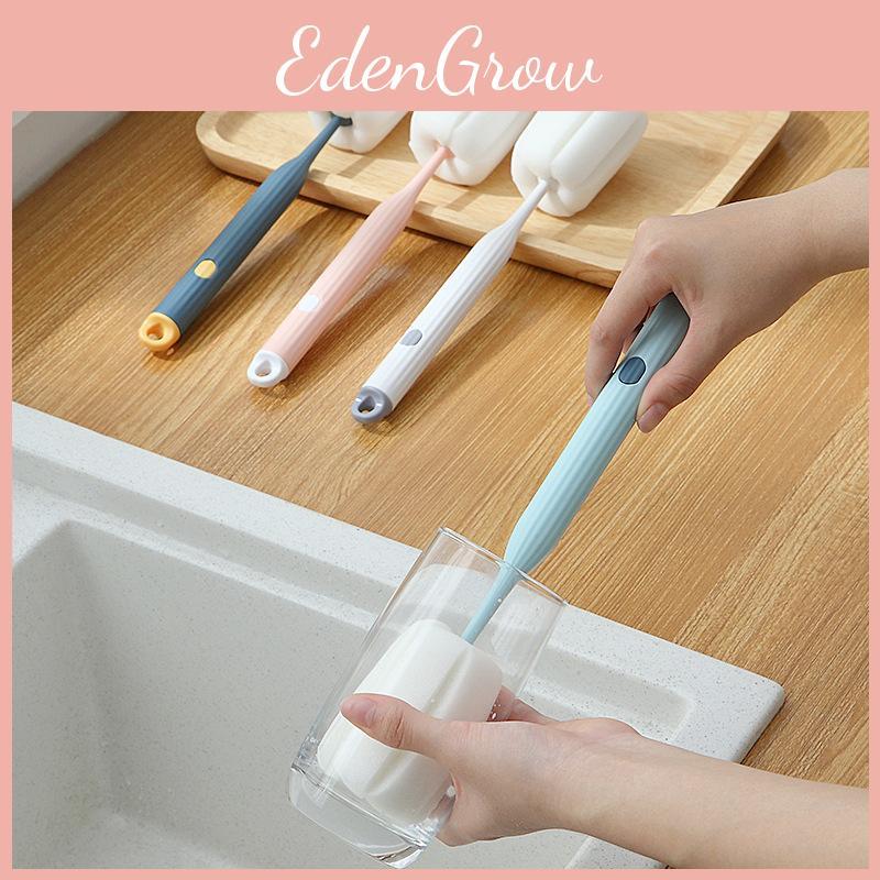 Household Sponge Cup Brush With Handle For Efficient Cleaning Of Drinking Vessels
