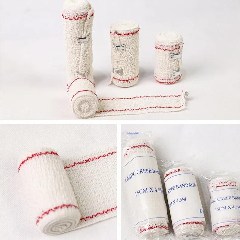Эластичный бинт Растягивающаяся марля для перевязки ран Первая помощь на улице Упражнения Защита коленного сустава Спортивный тейп