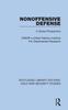 The Nonoffensive Defense : A Global Perspective Book