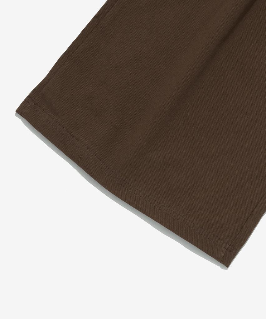 ANALOG MOOD Cotton Pintuck Wide Pants (Brown)