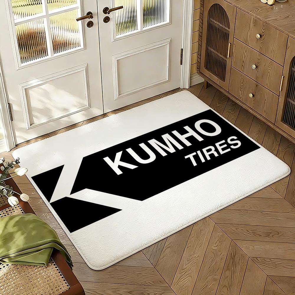 Коврик для пола Kum-hos Tires Мягкий Утолщенный Впитывающий Нескользящий Коврик для прихожей Спальни Гостиной Домашний Декор Фланелевые Ковры