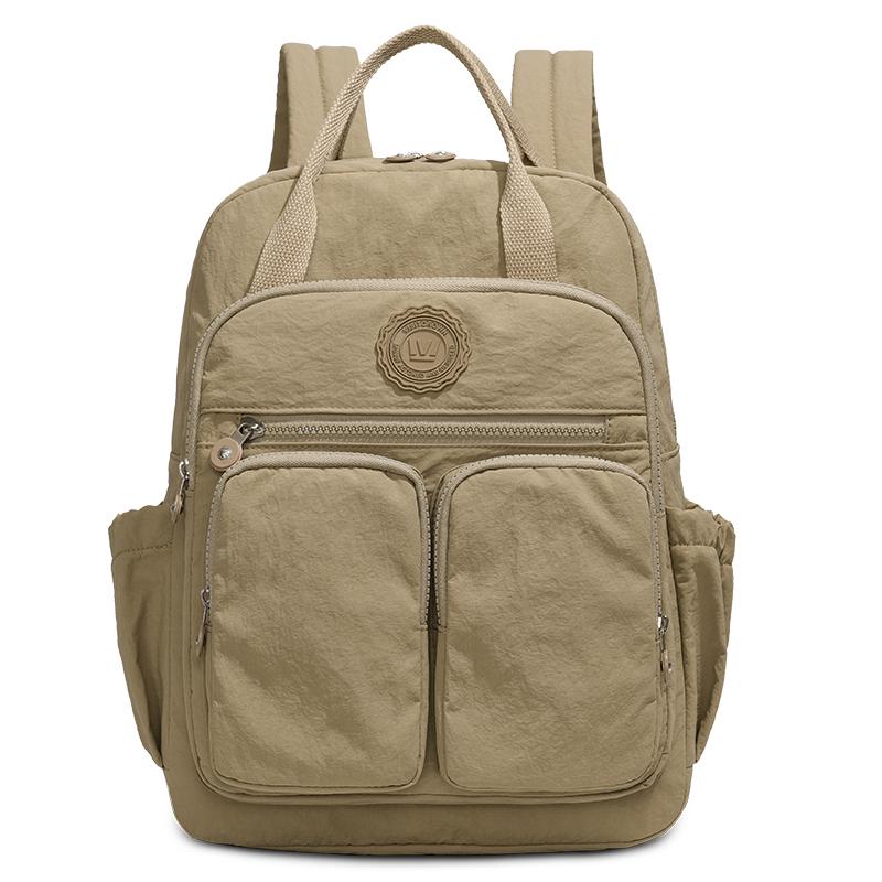 Модный женский рюкзак, водонепроницаемый, нейлоновый, с мягкой ручкой, с несколькими карманами, на молнии, для путешествий, школьные сумки, рюкзак для ноутбука