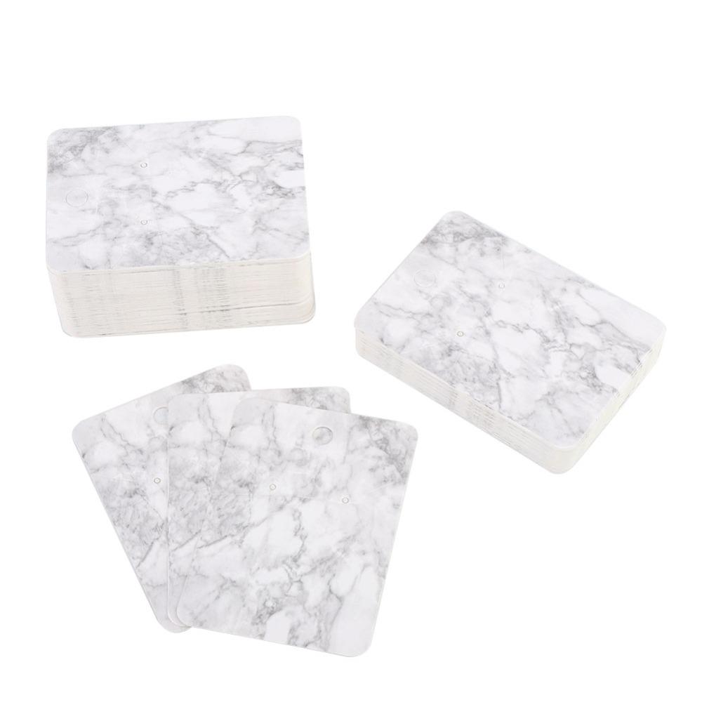 100Pcs 5 x 7cm Earring Necklace Packaging Cardstock Jewelry wholesale classification display