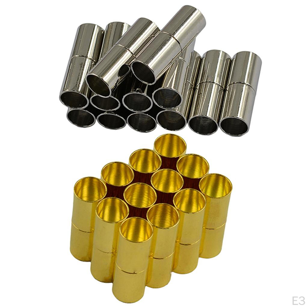 12 комплектов 5 мм трубчатых браслетов, ожерелья, застежек, ювелирных изделий, разъемов,