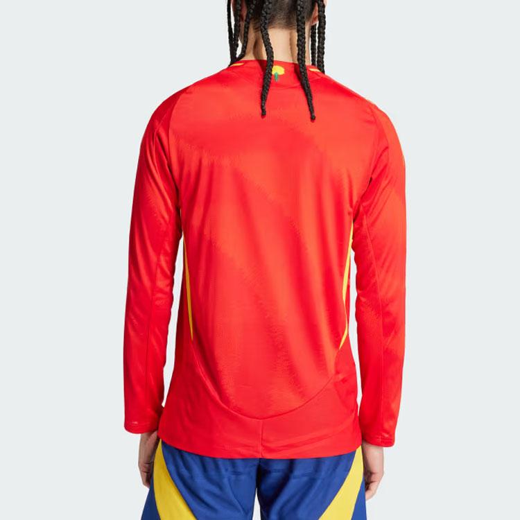 Adidas SPAIN 24 LONG SLEEVE HOME AUTHENTIC JERSEY Soccer Jersey Men's Red IP9356