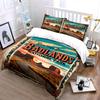 "Badlands National Park illustration." Bedding sets Duvet cover sets Duvet covers Pillowcases(1 * Duvet Cover 2 * Pillowcases without duvet insert)