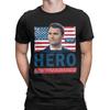 Футболки Charlie Kirk Freedom для унисекс 100% хлопок Новинка Футболка Круглый вырез Футболки с героем Америки Короткий рукав Одежда Большие размеры