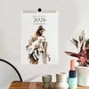 Настенный календарь 2026 Христианский календарь Подвесной планировщик Настенное украшение Для ежедневного планирования Дом Рабочее место Классная комната Общежитие Семья