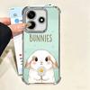 Милый Мультяшный Кролик Покрытие Чехол для Телефона Для Xiaomi Poco X5 X6 X7 X8 Pro Max F8 Ultra F7 M8 M7 M5S Redmi 15C 15 14C 13C 13 X