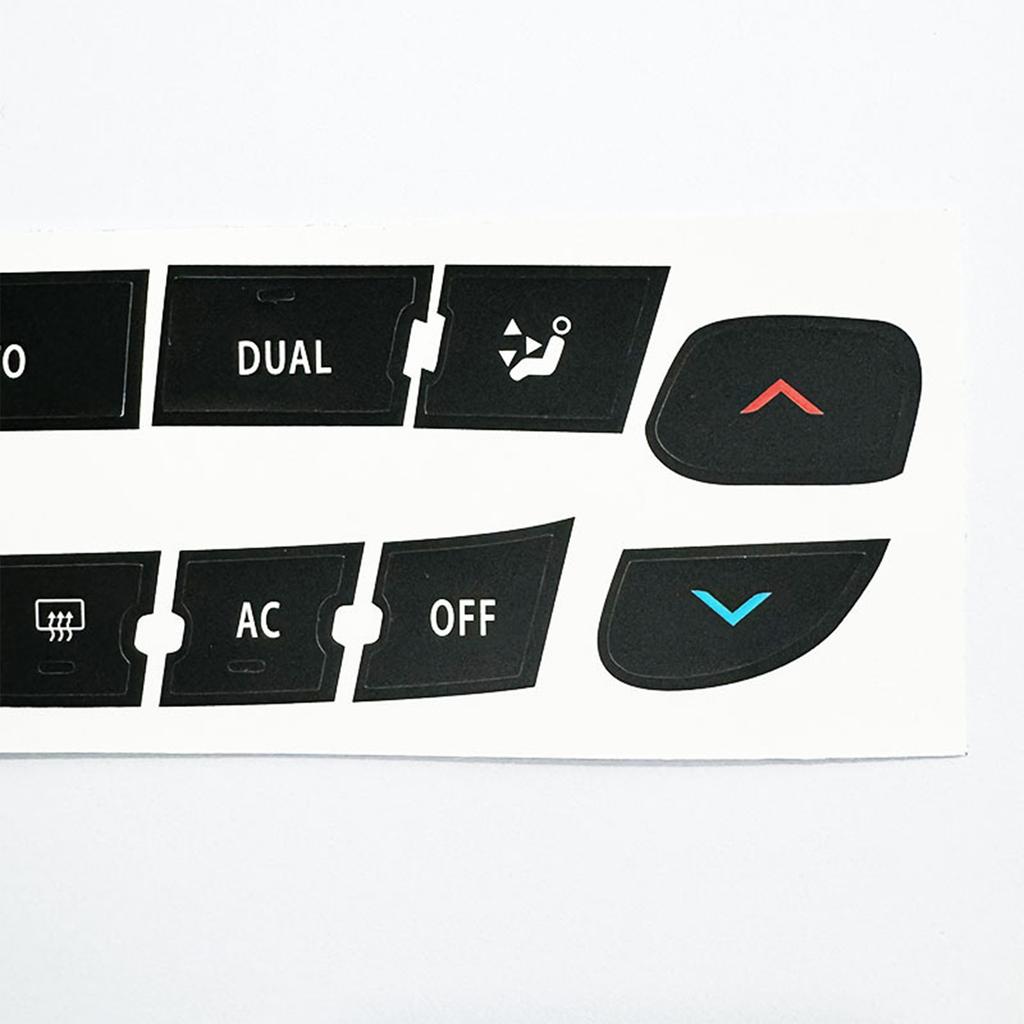 Suitable for Renault Air Conditioning Control Panel Button Repair Sticker for Renault Megane/ Master/ Scen