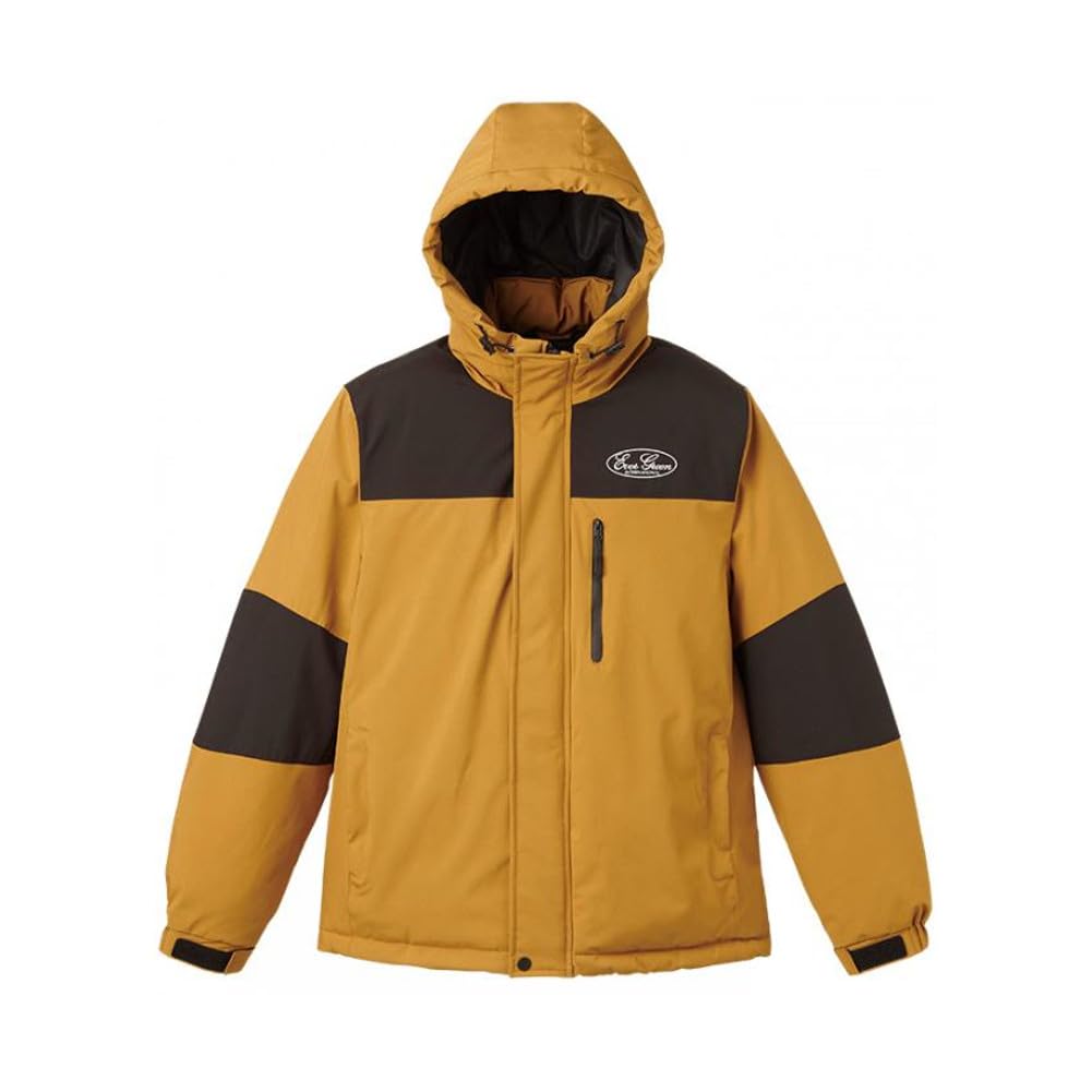 Warm Mountain Parka M Camel X Black [Evergreen] E.G.