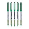 Uni-ball Eye UB150 0.5mm Roller Ball Pen Green Ink Pack of 5 for Office, School & Home Writing
