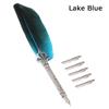 Supplies Creative Stationery Writing Tools With 5pcs Nib Ink Pen Feather Pen Fountain Pen Signature