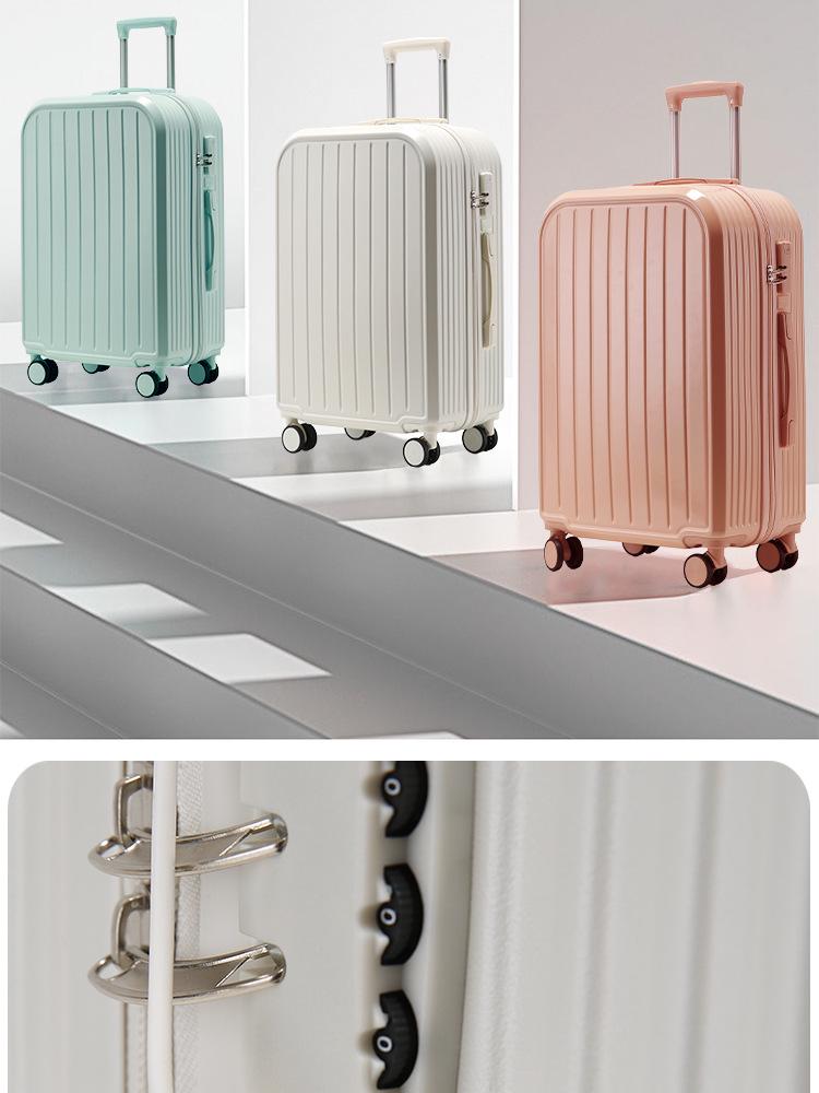 24-Inch Multifunctional Suitcase with Universal Wheels and New Lock System