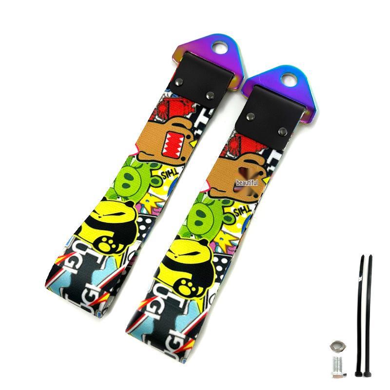 JDM Культура Цветная Металлическая Пряжка Буксировочный Ремень - Украшение для Модификации Автомобиля