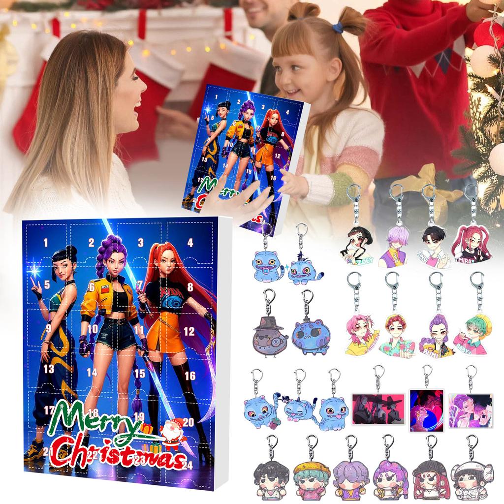 Календарь ожидания включает 24 рождественских украшения. Календарь прибытия Обратный отсчет до Рождества