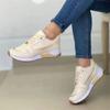 Spring and Summer Footwear Shoes with Round Head Thick Bottom Low Top and Flat Bottom Sneakers Plus Size Women's Shoes