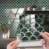 10 шт. 15*15 см Наклейки на плитку Водонепроницаемые Мраморный рисунок 3D Наклейка на стену ПВХ Цветная Наклейка на стену под плитку