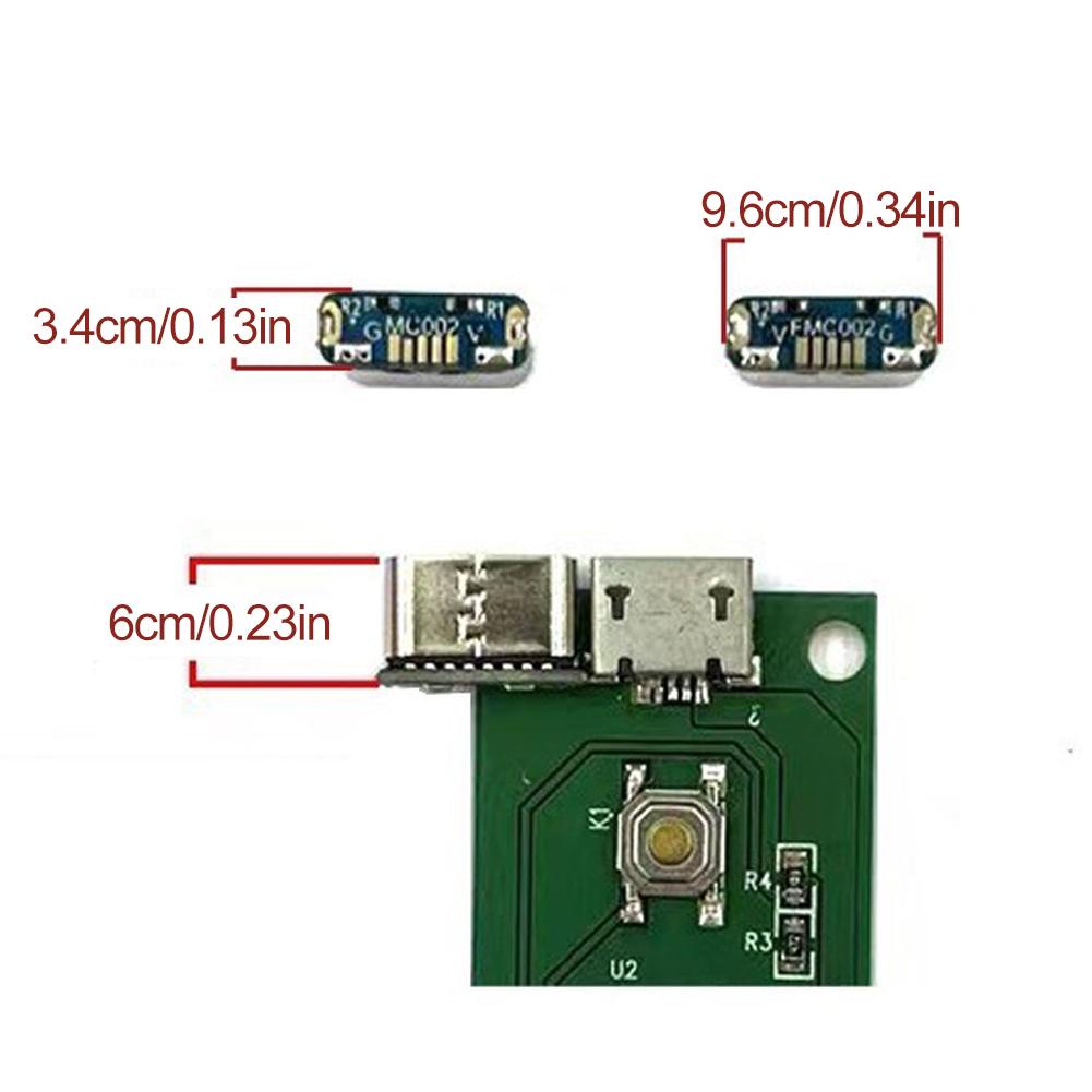 10Pcs USB To Type-C Adapter Board Female Connector Set 5Pin SMD SMT Type-C Socket Charging Port USB 2.0 Data Transmission