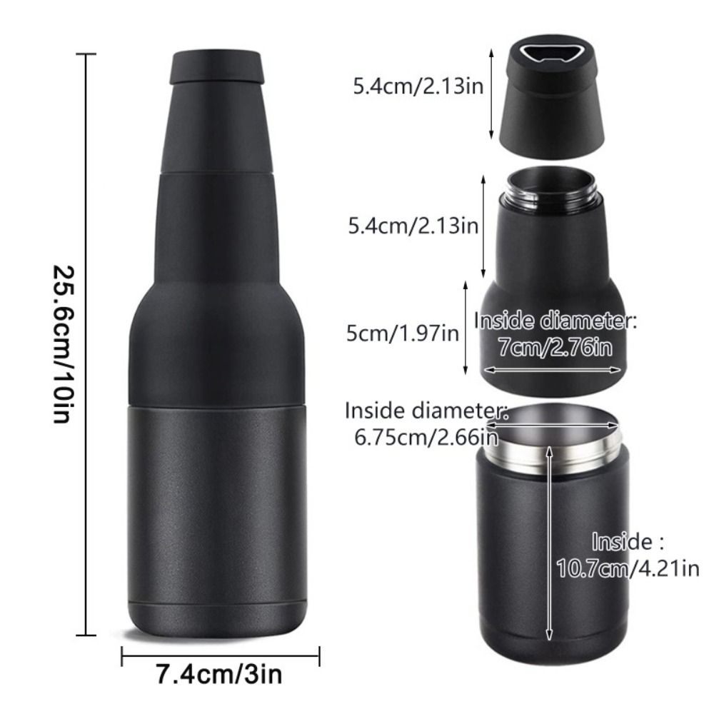 1 шт. 12 унций Резервуар для холодного хранения с открывалкой Вакуумная термобутылка для напитков Банка Кружка Холодная