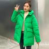 Autumn Winter Thicken Warm Parka Women Casual Sweety Solid Color Big Pocket Loose Short Hooded Coat Jackets Outwear