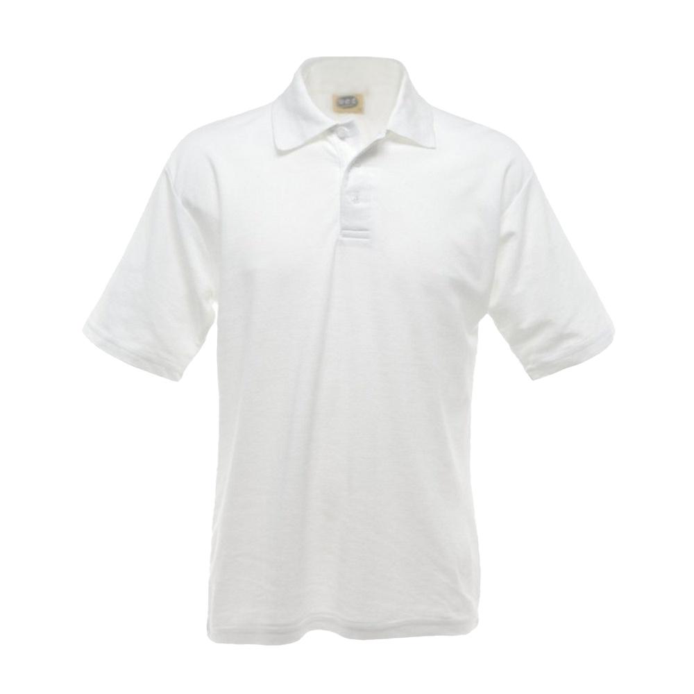 UCC 50/50 Mens Plain Pique Short Sleeve Polo Shirt