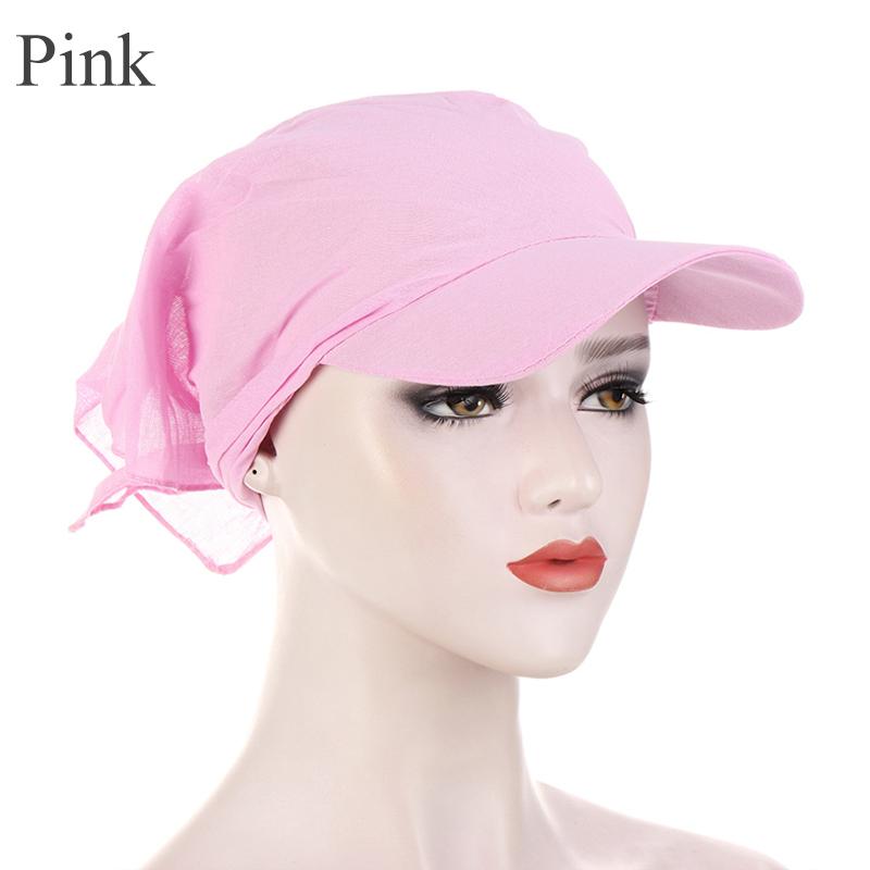 Однотонный солнцезащитный козырек с предварительно завязанными полями Durag, головной платок, хиджаб, тюрбан, шапки, пляжный отдых