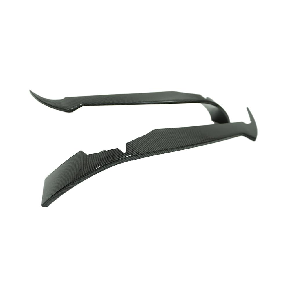 For Chevrolet Corvette c8 Stingray Z51 2020-2024 A Pair Car Front Bumper Canards Splitters Spoiler Diffuser Carbon Fiber Style
